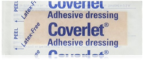 Coverlet BI00231 Fabric Adhesive Bandage Strip 1″ x 3″,100 Strips/pieces
