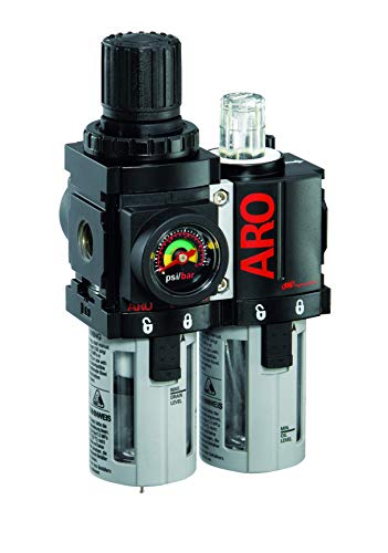 ARO C38121-600-VS Air Filter-Regulator-Lubricator Combination, 1/4″ NPT