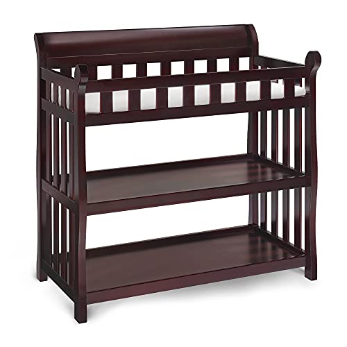 Delta Children Eclipse Changing Table with Changing Pad, Espresso Cherry