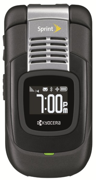 Kyocera Duracore E4210, Black Sprint Flip Phone