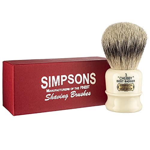 Simpsons Best Badger Shaving Brush (Chubby CH1 Best)
