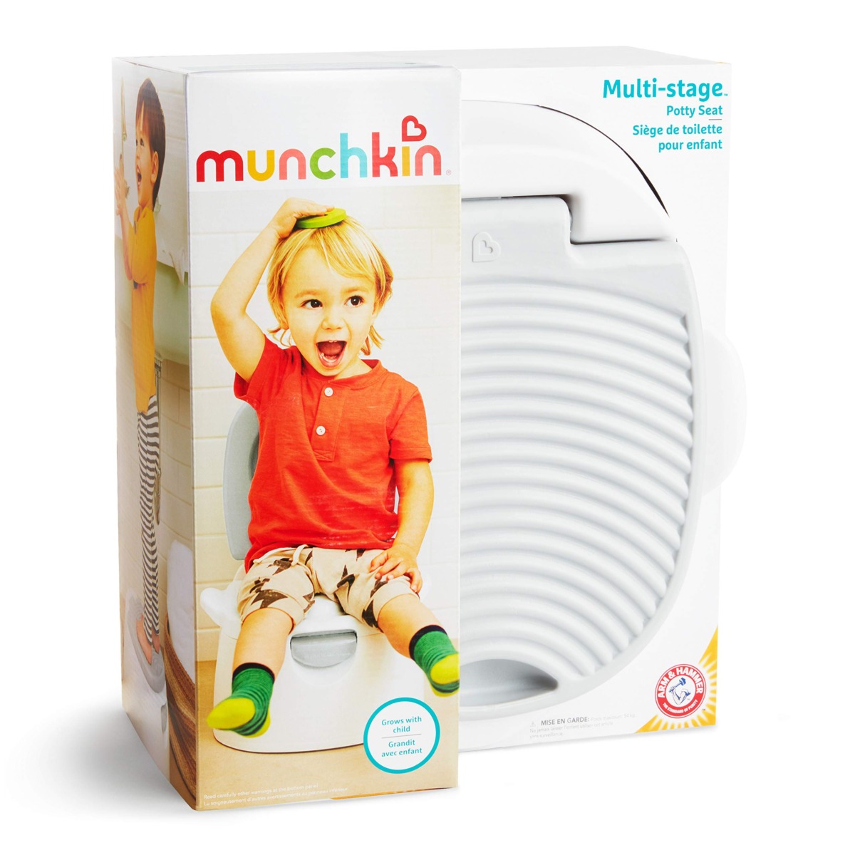 Munchkin® Arm & Hammer Multi-Stage 3-in-1 Potty Seat, (Potty Chair, Trainer Ring and Step Stool), Grey | The Storepaperoomates Retail Market - Fast Affordable Shopping