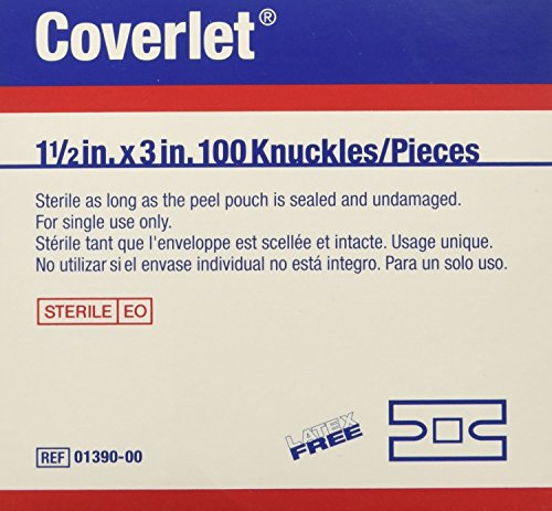 Coverlet Knuckles Fabric Bandages (Box of 100)