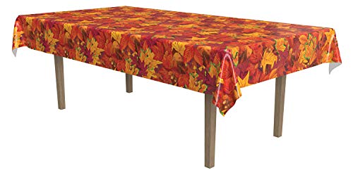 Beistle Fall Leaf Tablecover