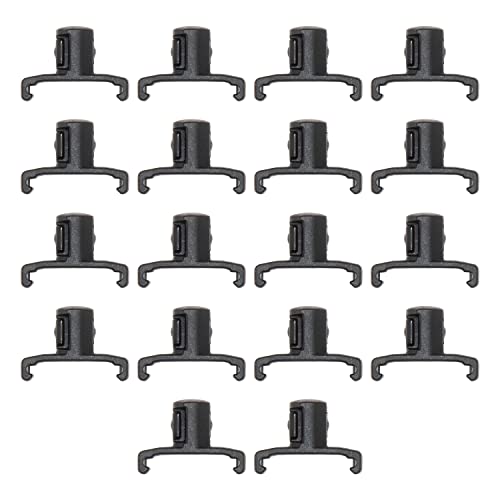 Ernst Manufacturing 3/8-Inch Dura-Pro Twist Lock Socket Clips, 15-Pack, Black – 8441