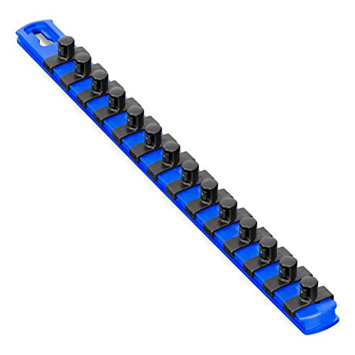 Ernst Manufacturing – 13 Socket Org Blue 3/8 Dr Twist Lock Clips (8418)