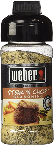 Weber Steak ‘N Chop Seasoning, 3.00 Ounces, Pack of 2