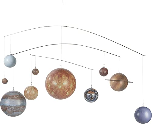 Solar System Mobile by Authentic Models, Educational Planets Model, Multicolor Space Decor for Baby, Kids, and Adults, Large Decoration for Astronomy and Science Enthusiasts, Easy to Hang and Assemble