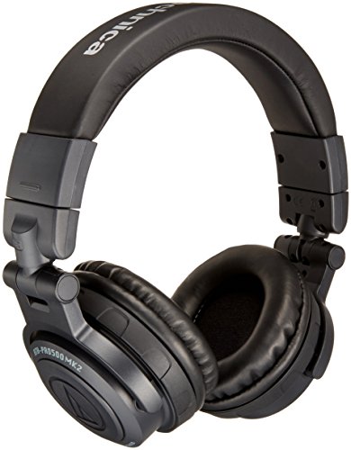 Audio Technica ATH-PRO500MK2 BK Black | DJ Monitor Headphones (Japan Import)