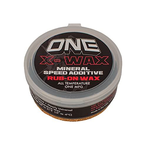 ONEBALL One Mfg X-Wax Rub-On Snowboard & Ski Wax 30g – Our Fastest Wax, in a Convenient rub on Container.