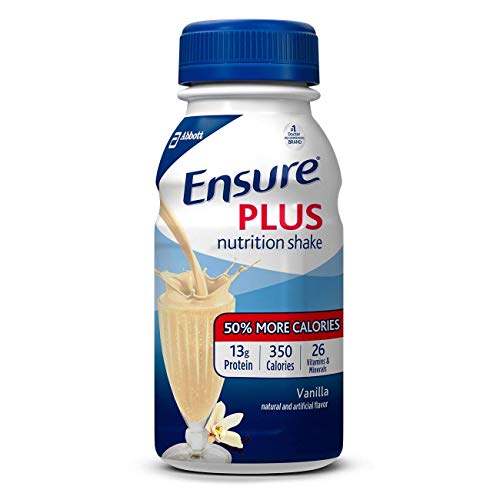 Ensure Plus Vanilla Shake – 24 x 8 Ounce Bottles