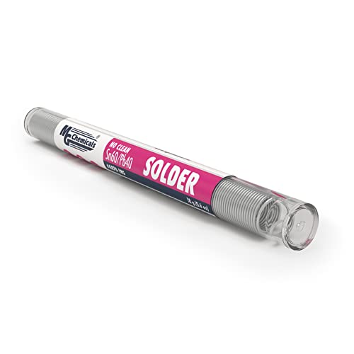 MG Chemicals 60/40 Rosin Core Leaded Solder, 0.032″ Diameter, 0.6 oz Pocket Pack