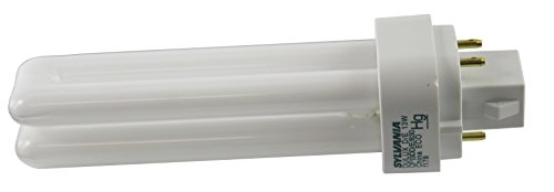 Sylvania CF13DD/E/830 Compact Fluorescent Double Twin 4 Pin, 13W G24q-1 T4, Bulb