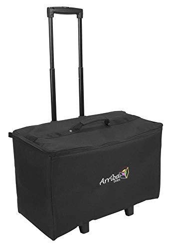 Arriba Padded Multi Purpose Case Acr-22 Bottom Rolling Stackable Case Dims 22X12X15 Inches
