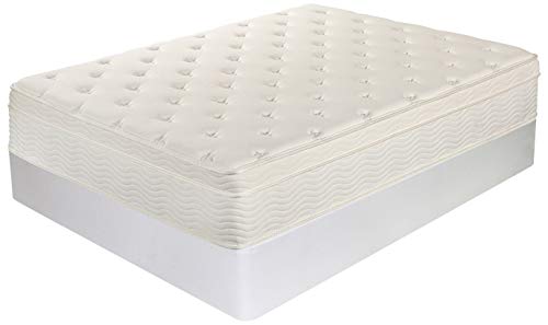 Night Therapy Spring 13 Inch Deluxe Euro Box Top Mattress and BiFold® Box Spring Set, Queen