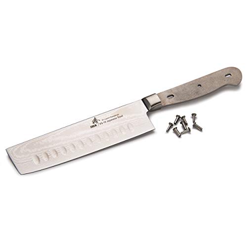 Woodworking Project Kit for Zhen Nakiri Knife Blade Blank 6-5/8″ L x 5/64″ T