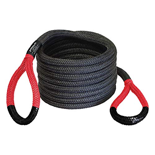 Bubba Rope Power Stretch Recovery Rope, 7/8” x 30 ft. – Heavy-Duty Vehicle Recovery Rope: 28,600 lbs. Breaking Strength – Red
