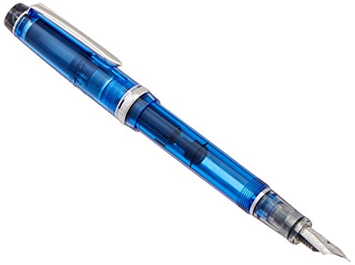 PILOT Fountain Pen Custom Heritage 92, Transparent Blue Body, FM-Nib (FKVH-15SRS-TL-FM)