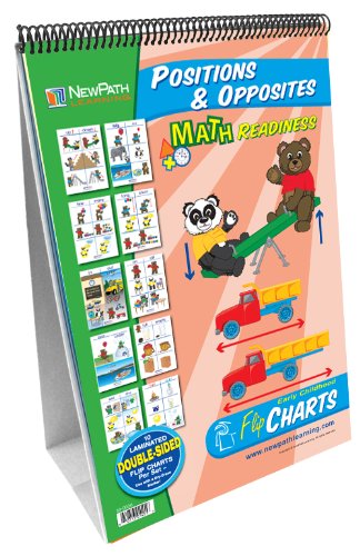 NewPath Learning Positions/Opposites Curriculum Mastery Flip Chart Set, Early Childhood