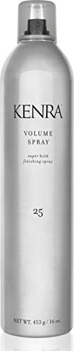 Kenra Volume Spray 25 80% | Super Hold Finishing & Styling Hairspray | Flake-free & Fast-drying | Wind & Humidity Resistance | All Hair Types | 16 oz