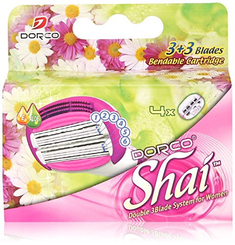 Soft Touch 6 Blade Razor System for Women Cartridges (Dorco Shai)(LSXA1040)