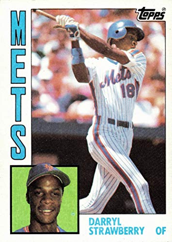 1984 Topps Baseball #182 Darryl Strawberry Rookie Card