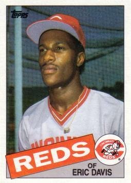 1985 Topps Baseball #627 Eric Davis Rookie Card