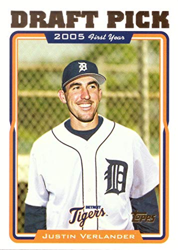 2005 Topps Baseball #677 Justin Verlander Rookie Card