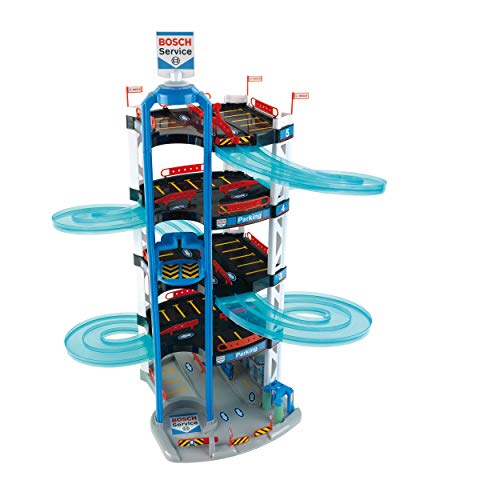 Theo Klein – Bosch Car Park 5 levels Premium Toys For Kids Ages 3 Years & Up , Bosch 5 Level Car Park