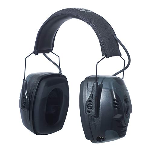 Howard Leight by Honeywell Impact Pro High Noise Reduction Rating Sound Amplification Electronic Shooting Earmuff for Indoor and Covered Ranges or Other Extremely Loud Shooting Environments (R-01902), Large