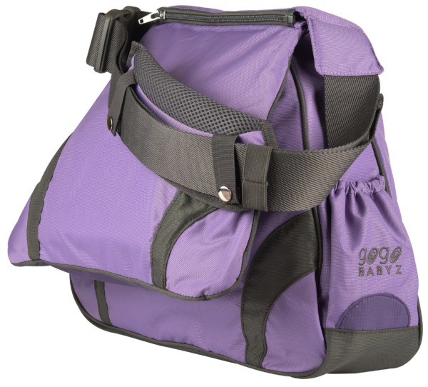 GO-GO BABYZ Sidekick Diaper Bag Baby Carrier in ONE, Orchid Mist