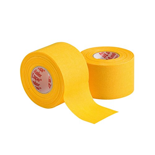 Mueller Sports Medicine Athletic Tape, 1.5″ X 10yd Roll, Gold, 2 pack