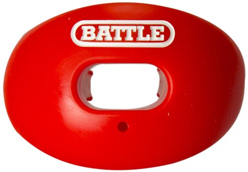 Battle Oxygen Lip Protector Mouthguard, Red