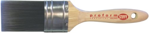 Proform Technologies CO2.5VS 2-1/2-Inch Contractor Oval Handle Stiff Paint Brush