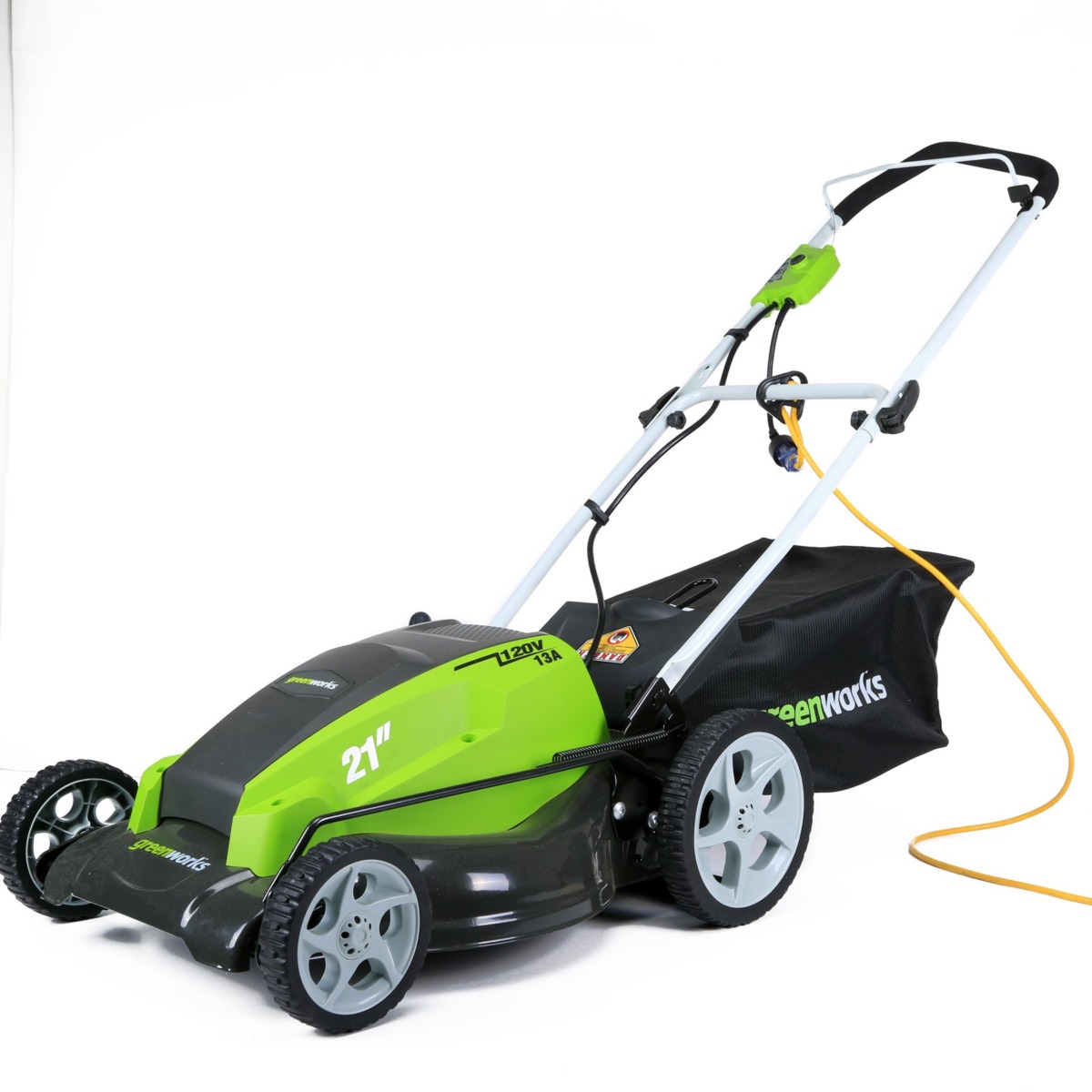 Greenworks 21-Inch 13 Amp Corded Electric Lawn Mower 25112 | The Storepaperoomates Retail Market - Fast Affordable Shopping