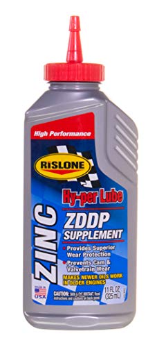 Rislone 4405 Engine Oil Supplement Concentrate with Zinc Treatment – 11 oz, Yellow