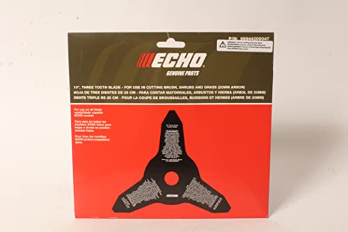 Echo 99944200047 3-Tooth Grass & Weed Blade (20mm Arbor)