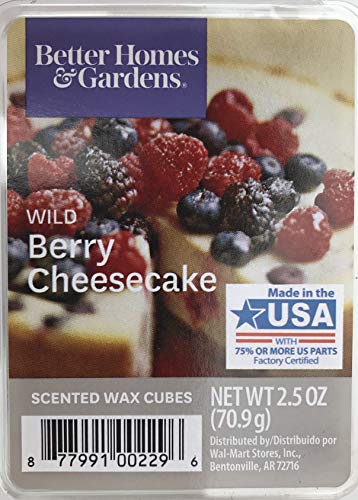 Better Homes and Gardens Wild Berry Cheesecake Scented Wax Cubes