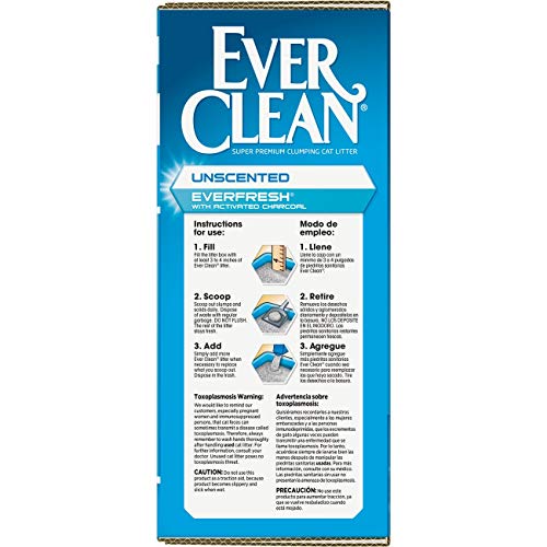 Ever Clean Ever Fresh Litter with Activated Charcoal Clumping Cat Litter, Unscented, 25 Pounds | The Storepaperoomates Retail Market - Fast Affordable Shopping
