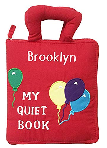 Pockets of Learning Personalized My Quiet Book, Montessori Basic Skills Activity Toys, Preschool Activity Busy Book for Toddlers and Children, Original Quiet Book