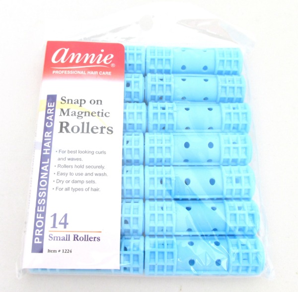 Annie Snap On Magnetic Rollers 1/2″ Blue 14 pack