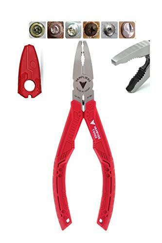 VAMPLIERS VT-001: 6.25″ Patented Multipurpose Screw Extraction Pliers. Extracts any damaged, rusted, security, specialty screw, nuts and bolts.