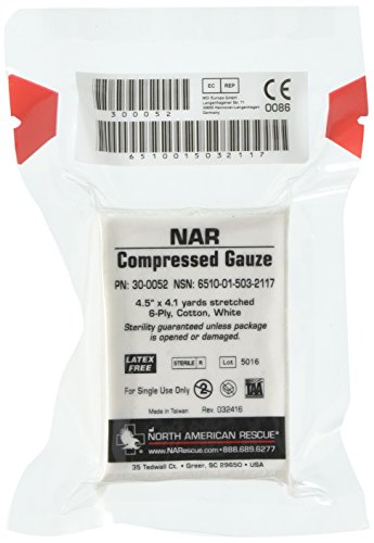 NAR Compressed Gauze, White