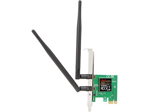 Rosewill Wireless N300 PCI-E WiFi Adapter, 300 Mbps (2.4 GHz) PCI Express Network Card for PC