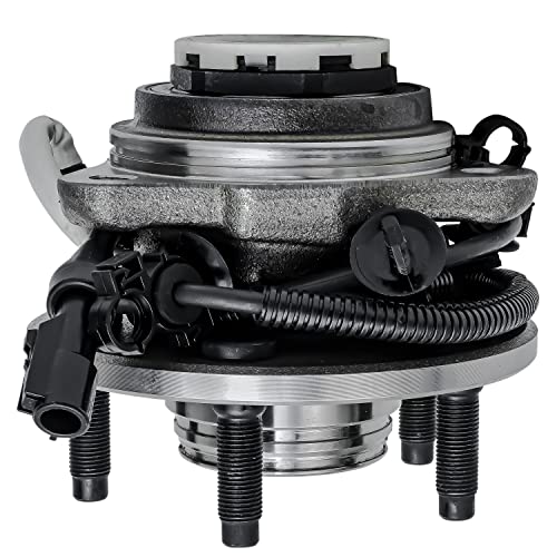 Detroit Axle – 4WD Front Wheel Hub and Bearing Assembly Replacement for Ford Ranger Mazda B4000 w/4-Wheel ABS