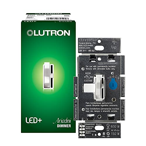Lutron Ariadni/Toggler LED+ Dimmer | 150-Watt, Single-Pole/3-Way | AYCL-153P-WH | White