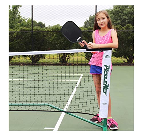 Picklenet – Portable Pickleball Net Official Size | Bag Included | Easy and Fast Assembly | Indoor & Outdoor Use | Heavy Duty Powder-Coated Steel | No-Twist Guarantee | Patented Design | 1 Yr Warranty