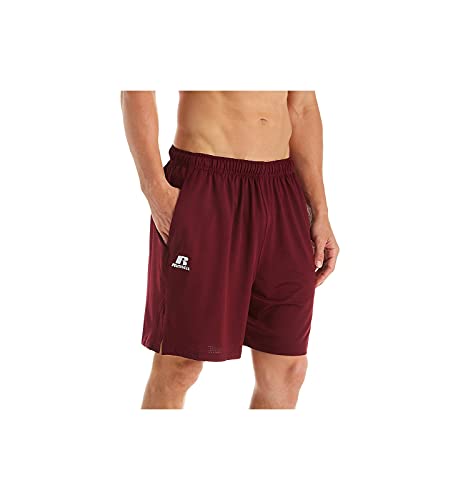 Russel Athletic Men’s Shorts, Maroon, XXXX Large