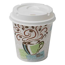 Dixie 5310Combo600 Combo Bag, Paper Hot Cups, 10Oz, 50/Pack