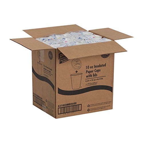 Dixie 5310Combo600 Combo Bag, Paper Hot Cups, 10Oz, 50/Pack | The Storepaperoomates Retail Market - Fast Affordable Shopping